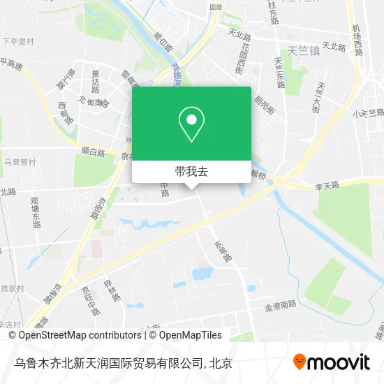 乌鲁木齐北新天润国际贸易有限公司地图