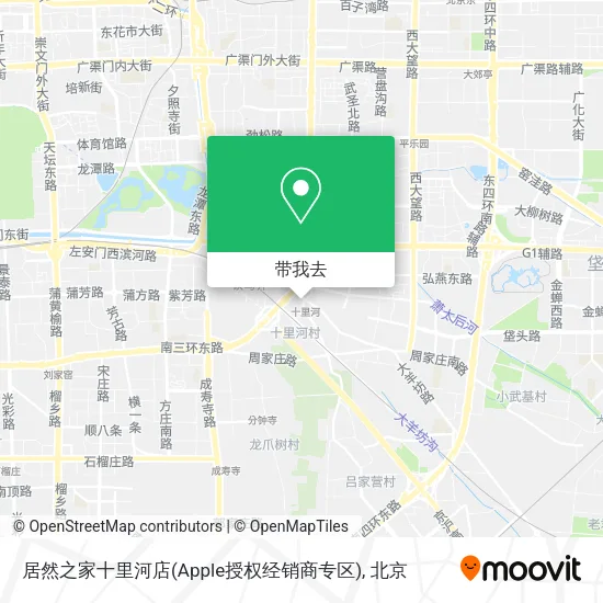 居然之家十里河店(Apple授权经销商专区)地图