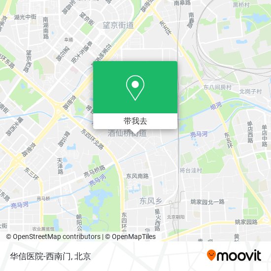 华信医院-西南门地图
