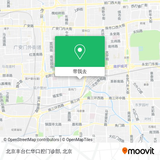 北京丰台仁华口腔门诊部地图