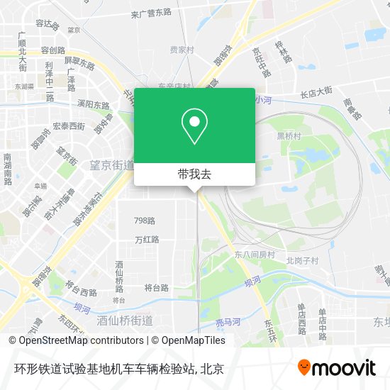 环形铁道试验基地机车车辆检验站地图