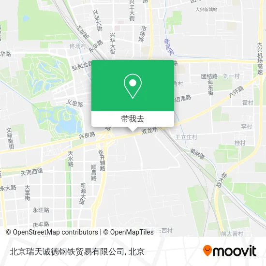 北京瑞天诚德钢铁贸易有限公司地图