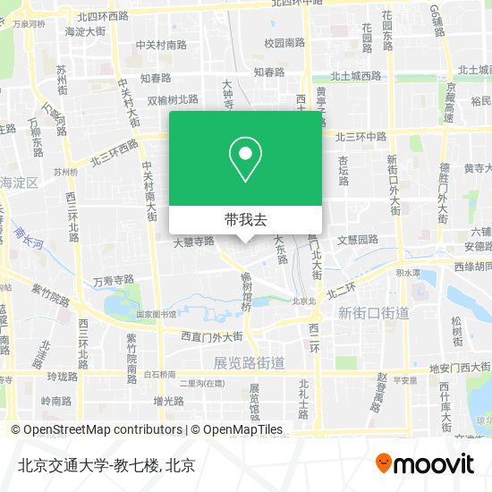 北京交通大学-教七楼地图
