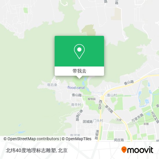 北纬40度地理标志雕塑地图