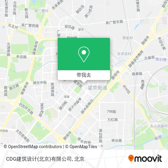 CDG建筑设计(北京)有限公司地图