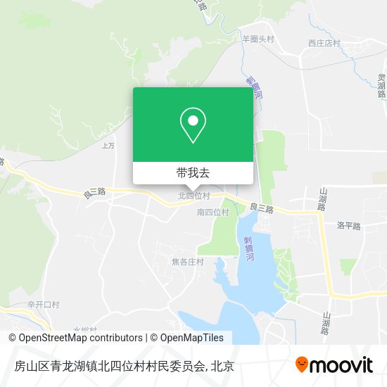 房山区青龙湖镇北四位村村民委员会地图