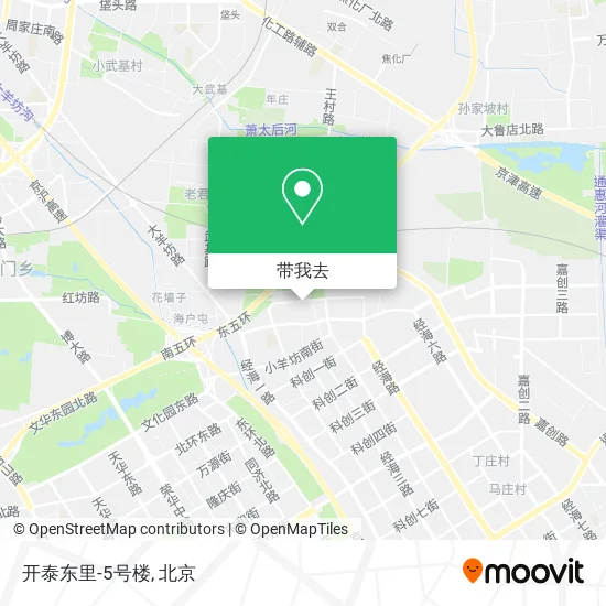 开泰东里-5号楼地图