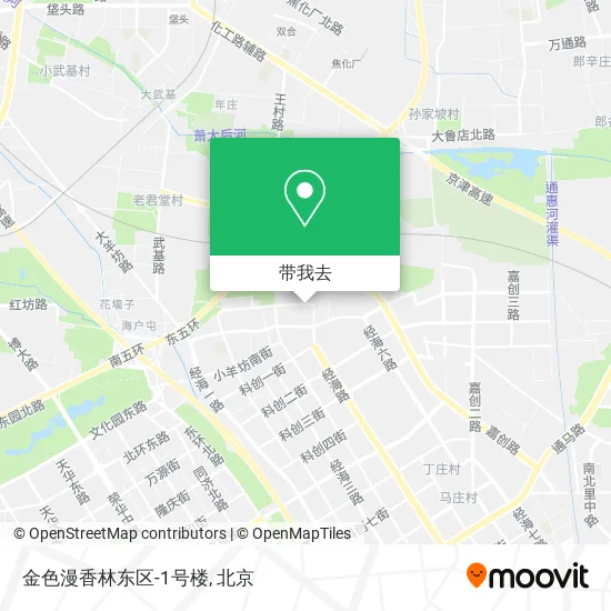 金色漫香林东区-1号楼地图