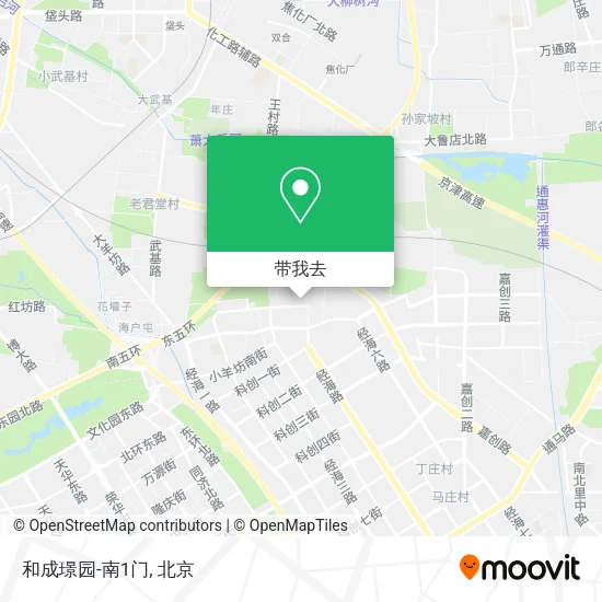 和成璟园-南1门地图
