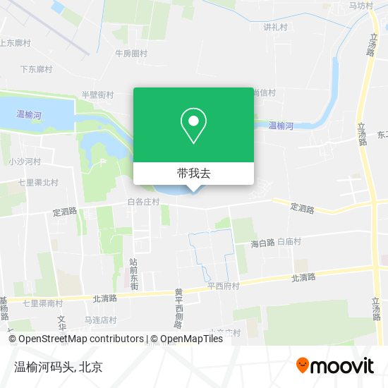 温榆河码头地图