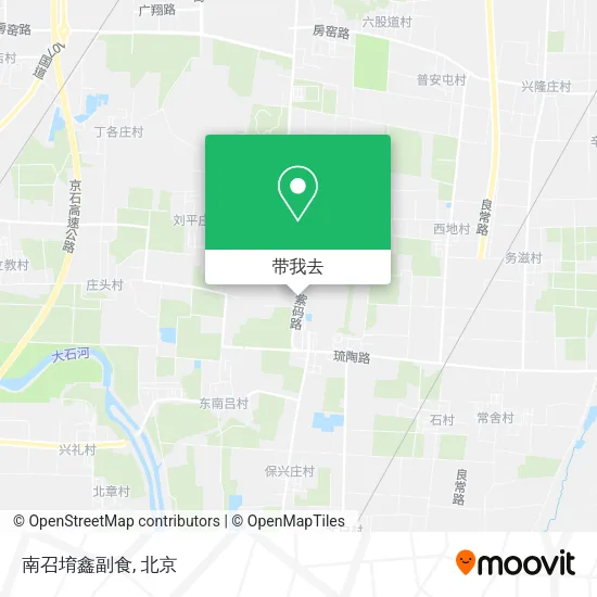 南召堉鑫副食地图