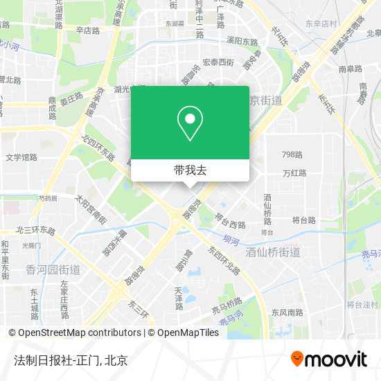 法制日报社-正门地图