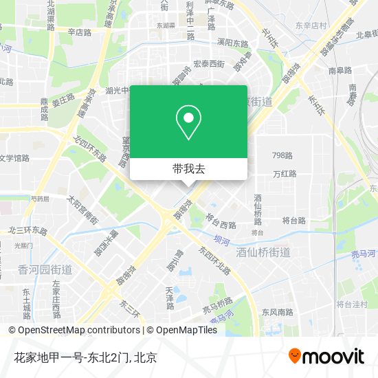花家地甲一号-东北2门地图
