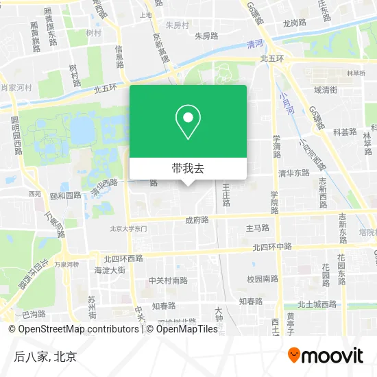 后八家地图