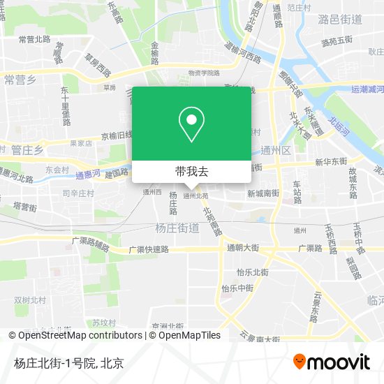 杨庄北街-1号院地图