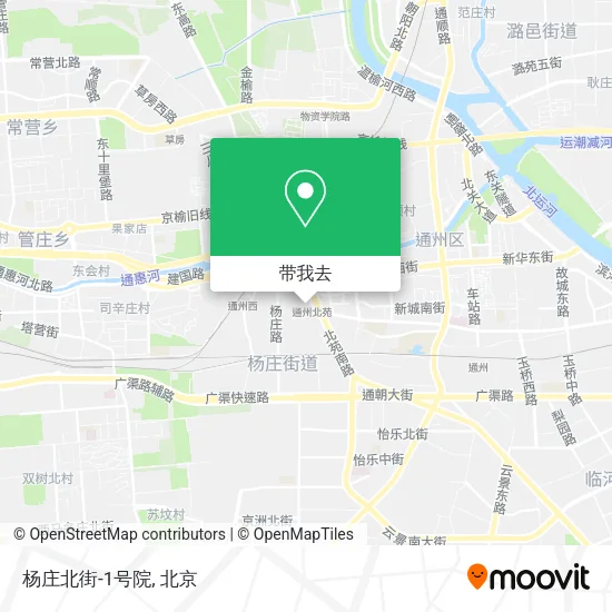 杨庄北街-1号院地图