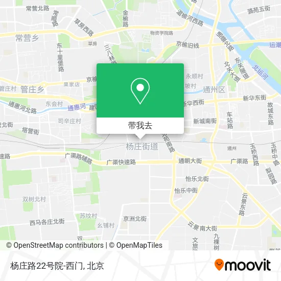 杨庄路22号院-西门地图