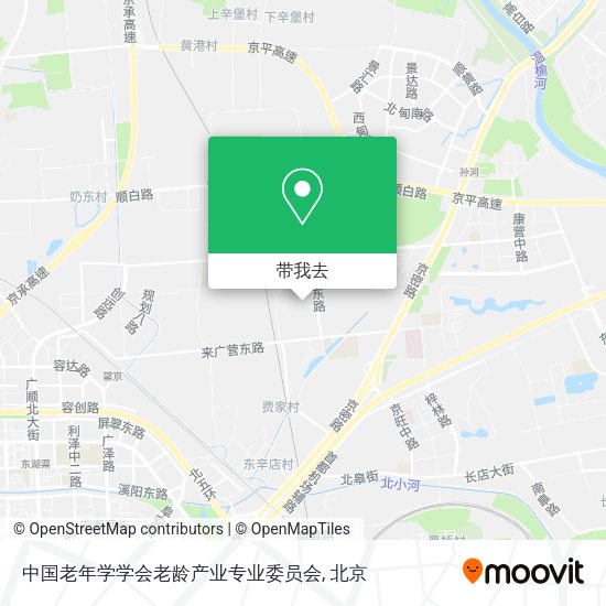 中国老年学学会老龄产业专业委员会地图