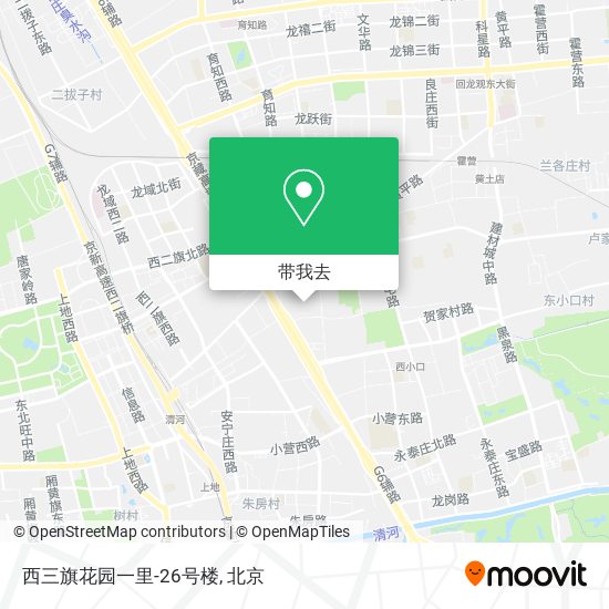 西三旗花园一里-26号楼地图