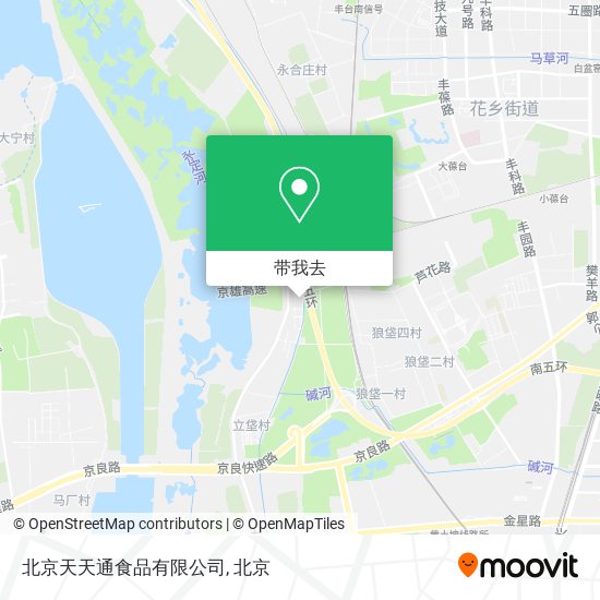 北京天天通食品有限公司地图
