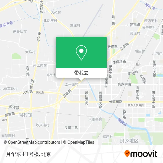 月华东里1号楼地图