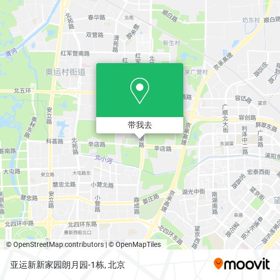 亚运新新家园朗月园-1栋地图