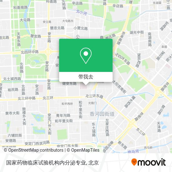 国家药物临床试验机构内分泌专业地图