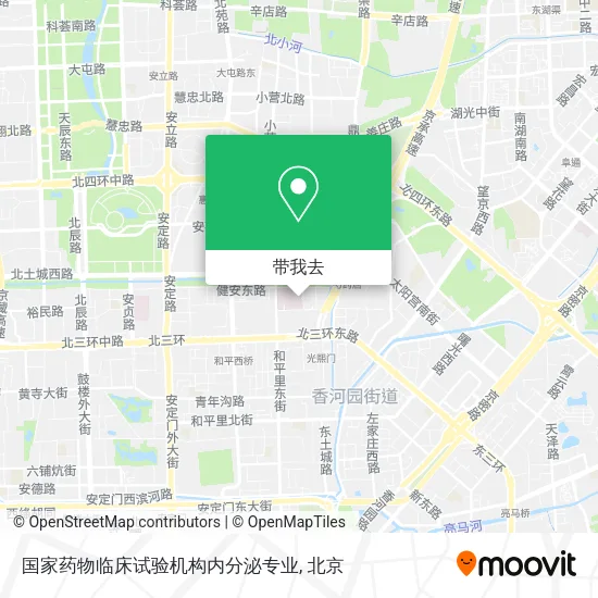 国家药物临床试验机构内分泌专业地图
