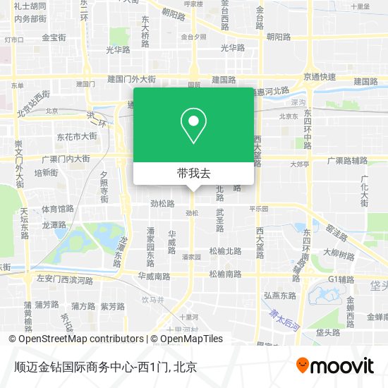 顺迈金钻国际商务中心-西1门地图