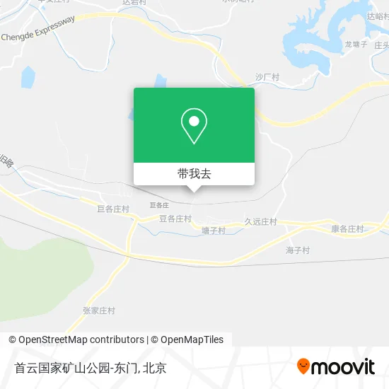 首云国家矿山公园-东门地图