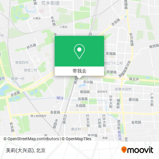 美莉(大兴店)地图
