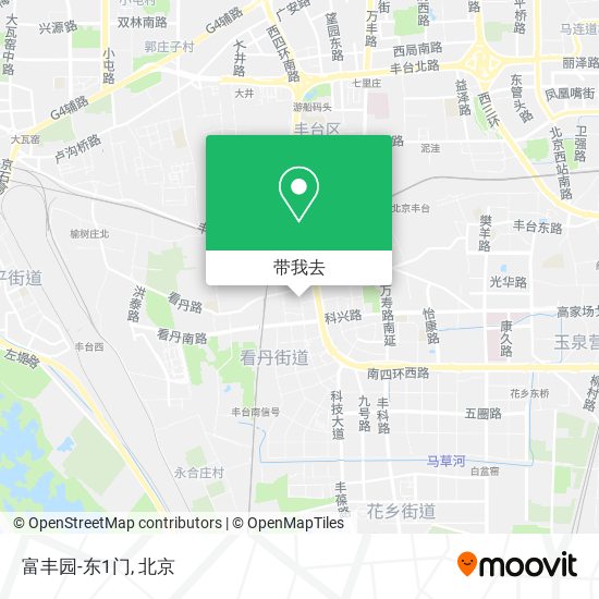 富丰园-东1门地图