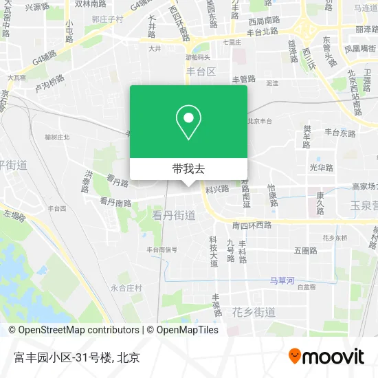 富丰园小区-31号楼地图