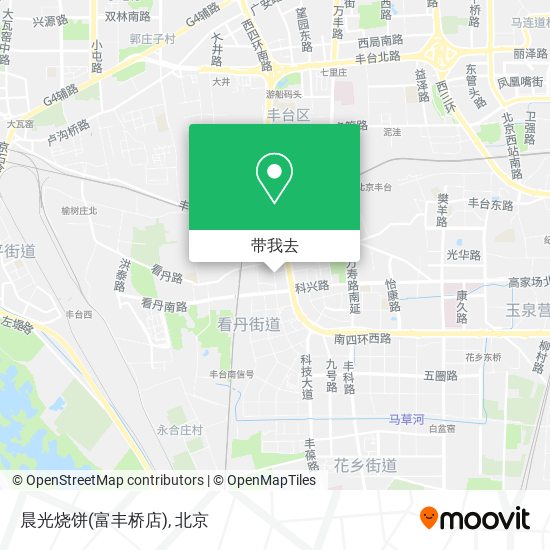 晨光烧饼(富丰桥店)地图