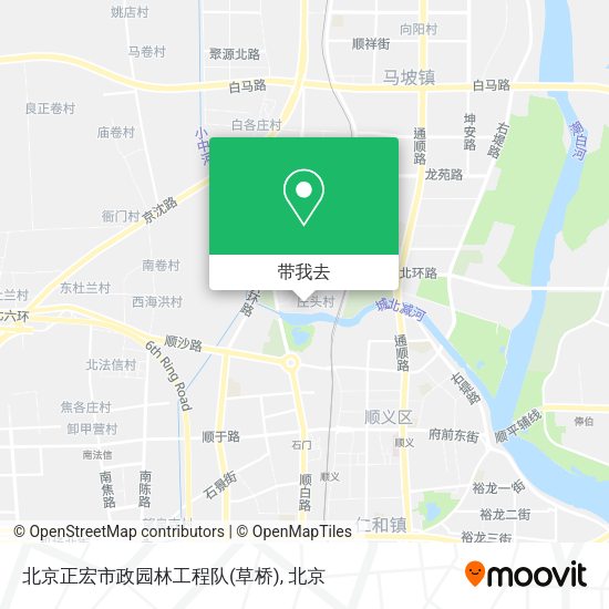 北京正宏市政园林工程队(草桥)地图