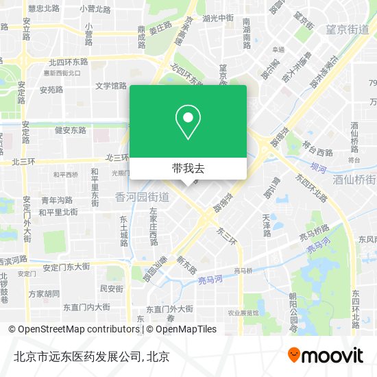 北京市远东医药发展公司地图