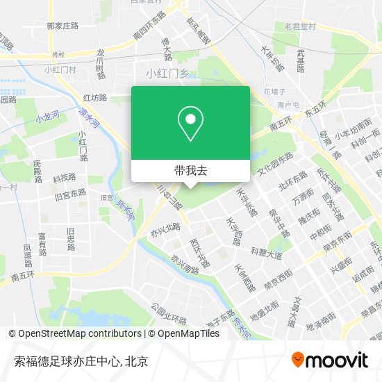 索福德足球亦庄中心地图