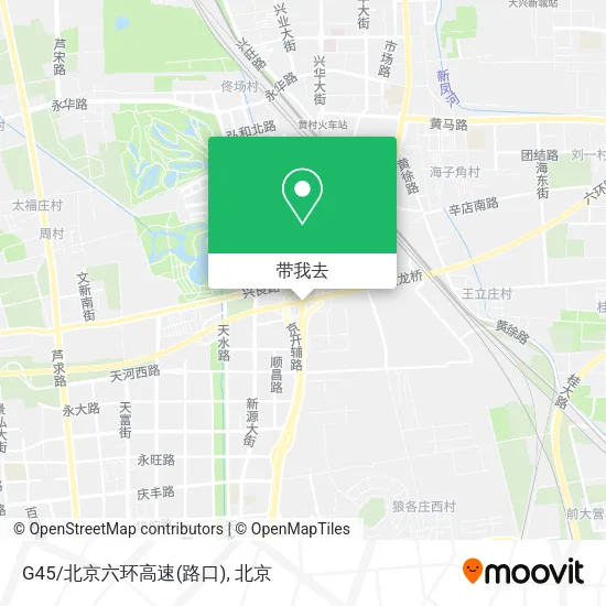 G45/北京六环高速(路口)地图