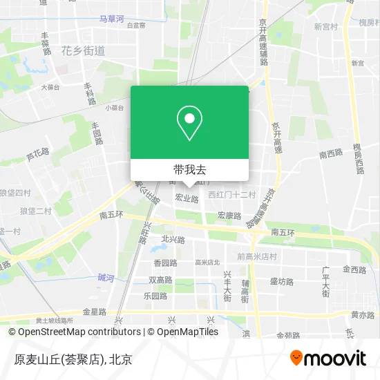 原麦山丘(荟聚店)地图
