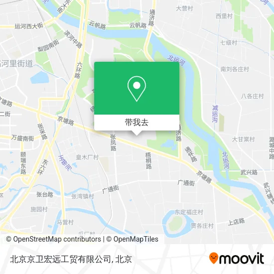 北京京卫宏远工贸有限公司地图