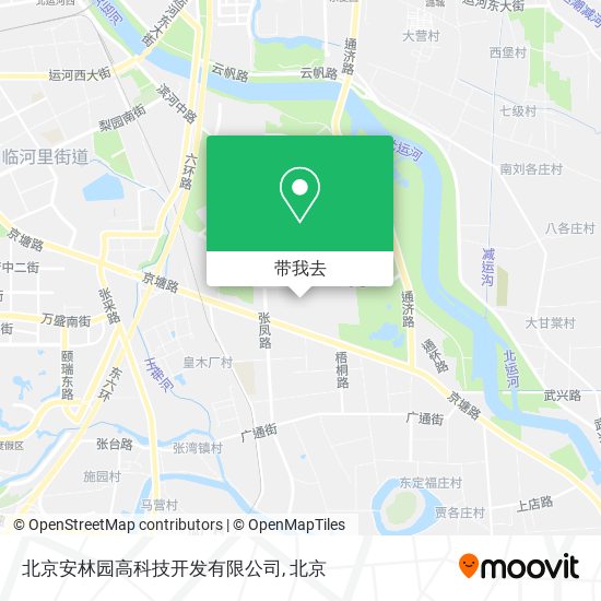 北京安林园高科技开发有限公司地图