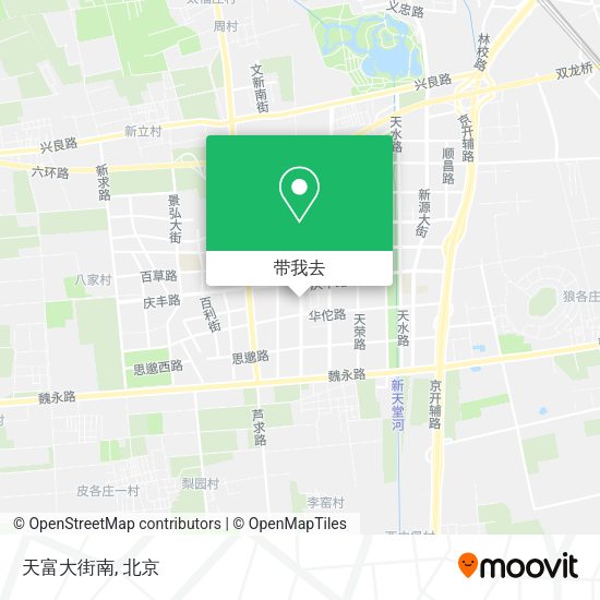 天富大街南地图