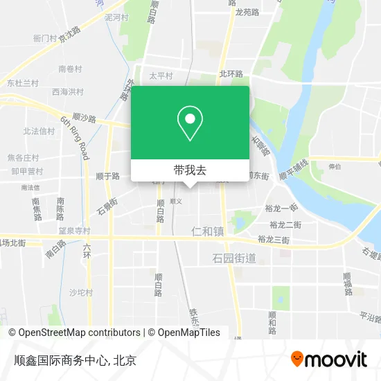 顺鑫国际商务中心地图