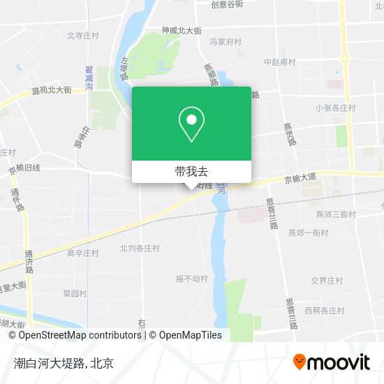 潮白河大堤路地图