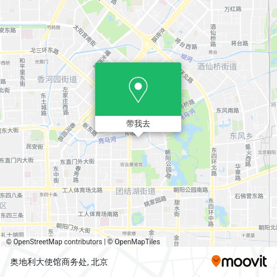 奥地利大使馆商务处地图
