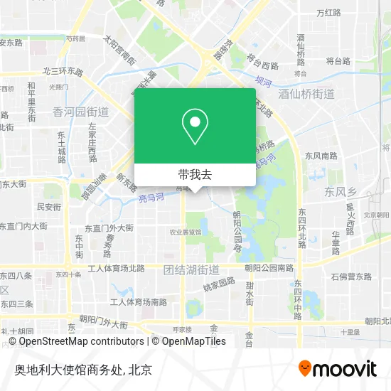 奥地利大使馆商务处地图