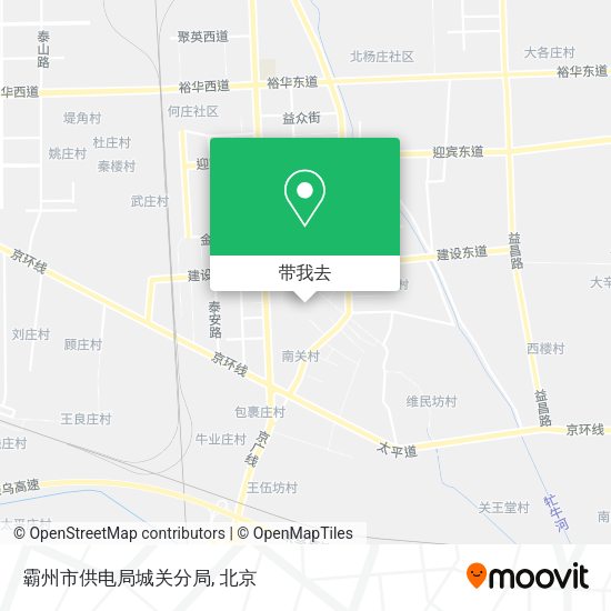 霸州市供电局城关分局地图