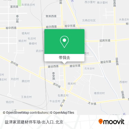 益津家居建材停车场-出入口地图