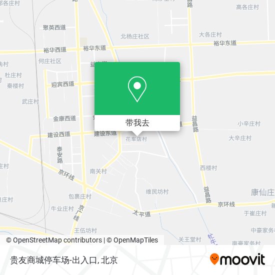 贵友商城停车场-出入口地图