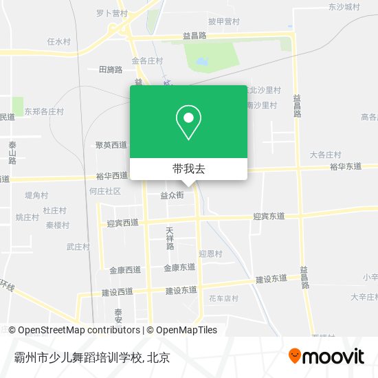霸州市少儿舞蹈培训学校地图